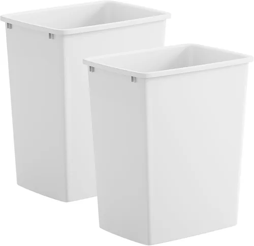 Miniatura 12 de ROOMTEC Cubo de Basura de Cocina de 35QT, Cubo de Basura Ligero y Resistente de Líneas Finas, Papeleras para Oficina, Espacio de Trabajo, Cocina