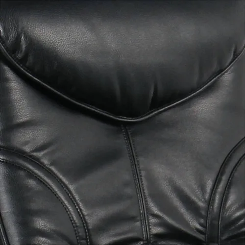 Miniatura 3 de BenchMaster Newport reclinable giratorio y otomano inclinado negro