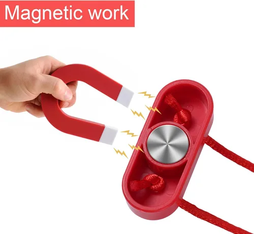 Miniatura 3 de lasuroa 2pcs Universal Treadmill Magnet Safety Keys, 2 Styles Treadmill Magnetic Key Replacement Parts Round Magnetic Safety Switch Running Machine