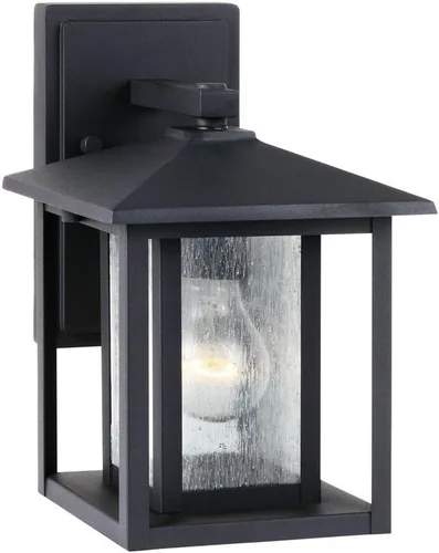 Miniatura 4 de Generation Lighting 88025-57 Hunnington One - Farol de pared para exteriores con luz exterior, peltre desgastado