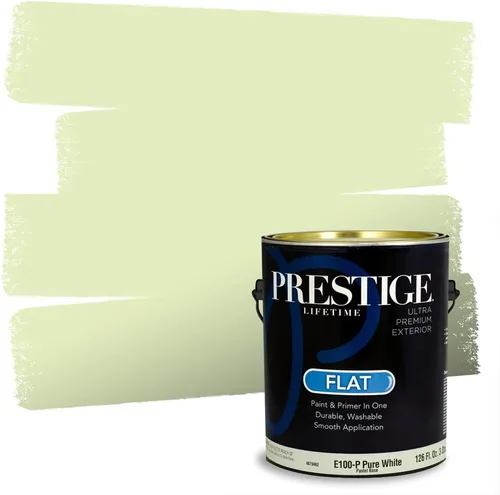 Miniatura 223 de PRESTIGE Pintura exterior e imprimación en uno, aloe, plano, 1 galón