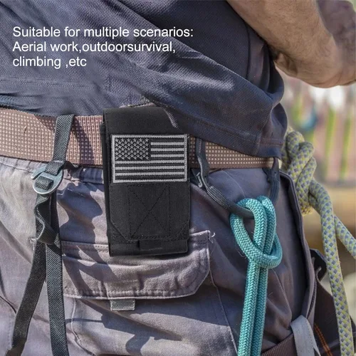 Miniatura 7 de Funda táctica negra para teléfono celular, resistente al agua, para iPhone 11, 12, 13 Pro Max, para Samsung S22, S21, S20, FE, Note 20, A13, A12
