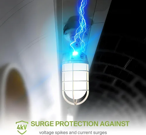 Miniatura 6 de ASD Luz LED de tarro de gelatina hermética al vapor, 12/16/20 W, 120-277 V, IP65 RGBCW, lámpara de pared industrial del anochecer al amanecer, luz