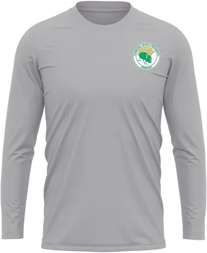 Miniatura 175 de Camisa deportiva de manga larga oficial de la NCAA Collegiate para hombre, con logotipo en el pecho izquierdo, colección Athletic Heather