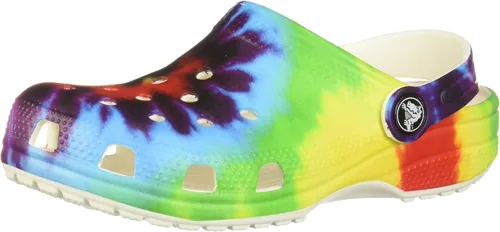 Crocs - Zuecos clásicos de teñido anudado para niños (niños pequeñosniños grandes)