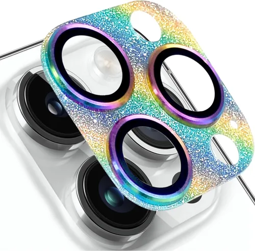 Miniatura 27 de Protector de lente de cámara compatible con iPhone 15 y 15 Plus, protector de pantalla de vidrio templado antiarañazos, a prueba de golpes, funda