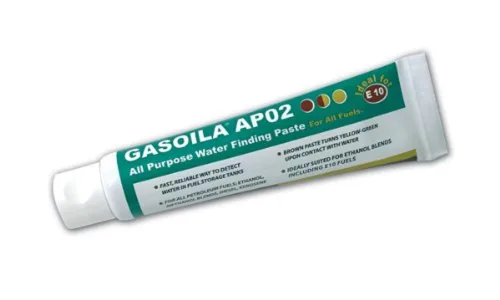 Gasoila Pasta de búsqueda de agua multiusos, detecta agua en combustible, gasolina, diesel, queroseno, gas, petróleo, tubo de 2 oz