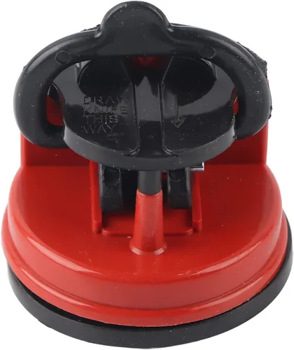 Miniatura 7 de Herramienta para afilar cuchillos, afilador de cuchillos manual pequeño de alta dureza para encimera con ventosa para cuchillo para tijeras