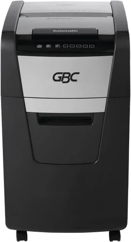 GBC Trituradora de papel 150X, alimentación automática +, capacidad de 150 hojas, corte súper cruzado, trituración de oficina en casa (WSM1757604)