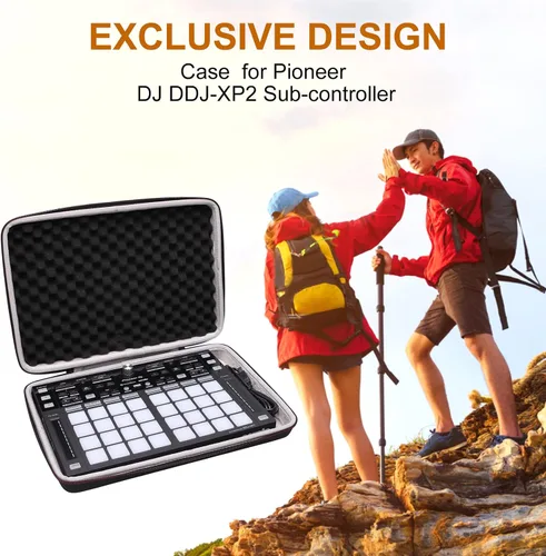 Miniatura 8 de LTGEM - Funda rígida de EVA para Pioneer DJ DDJ-XP2 Subcontrolador - Bolsa protectora de almacenamiento