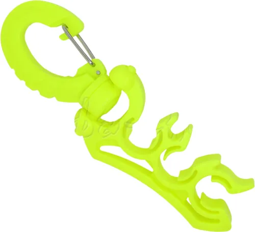 Miniatura 12 de Scuba Choice Clip de soporte de manguera triple para buceo, organizador de manguera de baja y alta presión para reguladores y configuración
