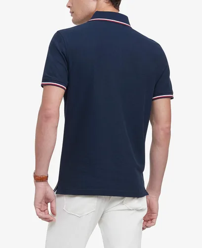 Miniatura 2 de Tommy Hilfiger Polo elástico de manga corta para hombre que absorbe la humedad con secado rápido + protección UV