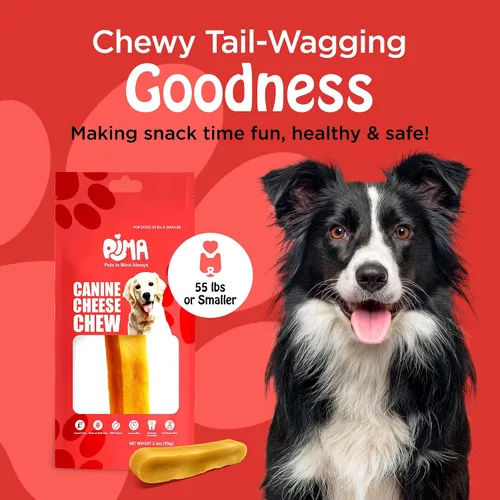 Miniatura 4 de PIMA - Masticables de queso canino, masticables naturales de yak para perros de 55 libras o menos, masticables de queso de yak sin lactosa, queso
