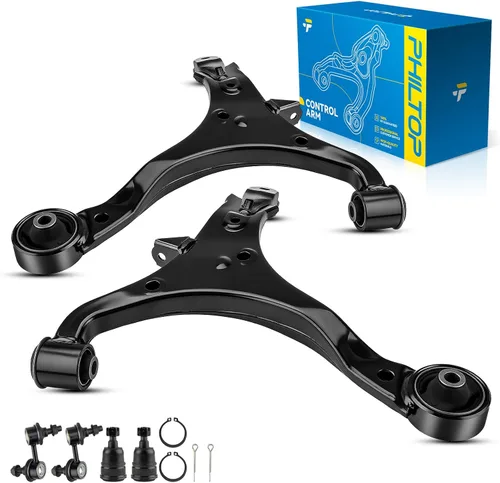 Miniatura 13 de PHILTOP Kit de suspensión delantera de 10 piezas, brazos de control inferiores con juntas de bola, eslabones de extremo de barra estabilizadora