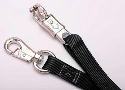 Miniatura 4 de Corbata ajustable para remolque (paquete de 2) - Correa de nailon para remolque de caballos, ajustable de 25 a 37 pulgadas Negro
