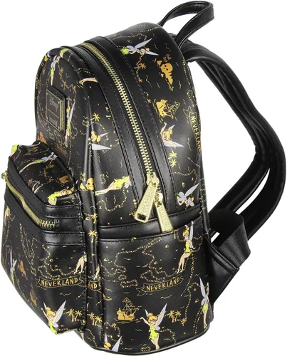 Miniatura 2 de Loungefly Disney Tinkerbell Neverland Treasure Map - Mini mochila con estampado Little Little Of Pixie Dust Negro