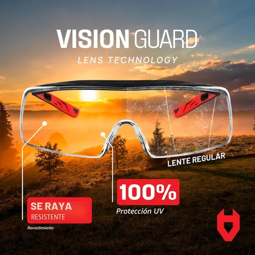 Miniatura 4 de NoCry Gafas de Seguridad Sobre Anteojos para Hombres y Mujeres con Lentes Antiarañazos y Protectores Laterales Integrados — Patillas Ajustables