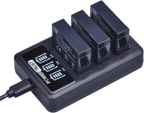 Miniatura 2 de 3 unids AHDBT-401 Batería para Gopro Hero 4 AHDBT401 AHBBP-401 AHDBT 401 Batería Digital y LED 3 Puertos USB Cargador para GoPro Hero4 HERO4 Cámara