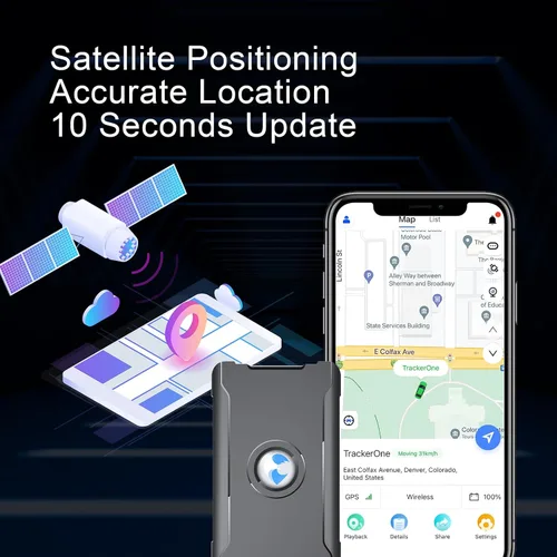 Miniatura 2 de WANWAYTECH Rastreador GPS 4G para vehículos, automóviles, niños, perros, motocicletas, actualizaciones instantáneas 10S, Geo-Fence, antirrobo