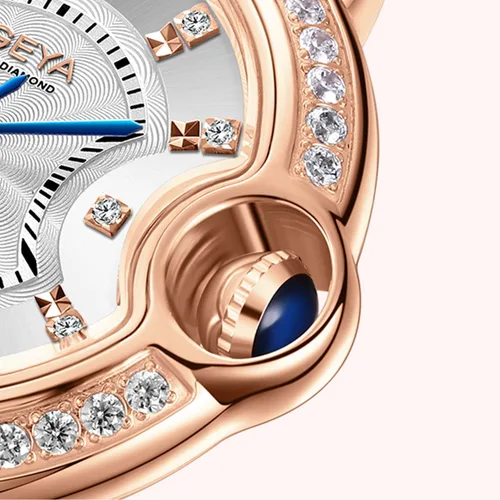 Miniatura 5 de Redhai Women Watches Analog Quartz Watch Mosaic with Diamonds Pearl Bracelet Dress Watch for Female Waterproof Wristwatch with Rhinestones Bracelet