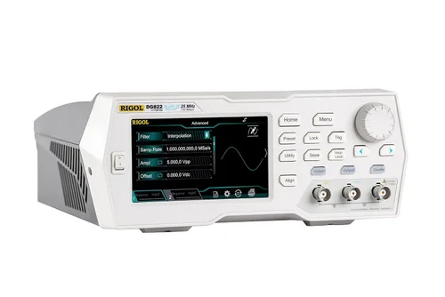 Miniatura 7 de Rigol Generador de funciones DG822/forma de onda arbitraria, frecuencia de salida máxima de 25 MHz, 125 Msa/s, 16 bits, 2 canales de salida, 160