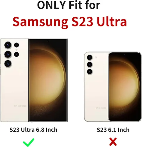 Miniatura 2 de XIZYO Funda protectora para Samsung Galaxy S23 Ultra con diseño floral, diseño floral, delgada, de TPU, a prueba de golpes, para mujeres y niñas