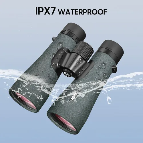 Miniatura 12 de Prismáticos UHD de 12 x 50 para adultos de alta potencia con adaptador de teléfono mejorado, visión grande, ligero, IPX7 resistente al agua
