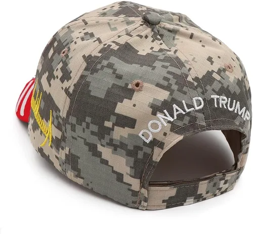 Miniatura 4 de Gorra de béisbol ajustable Trump 2024 Keep America Great Take America Back con bordado de bandera de Estados Unidos