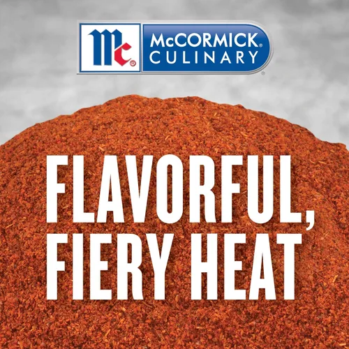 Miniatura 4 de McCormick Culinary Pimiento rojo molido, 25 libras, un recipiente de 25 libras de condimento de pimiento rojo, hecho de chiles rojos molidos secos