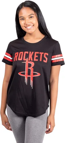Miniatura 24 de Ultra Game - Camiseta de malla súper suave oficial de la NBA para mujer Negro
