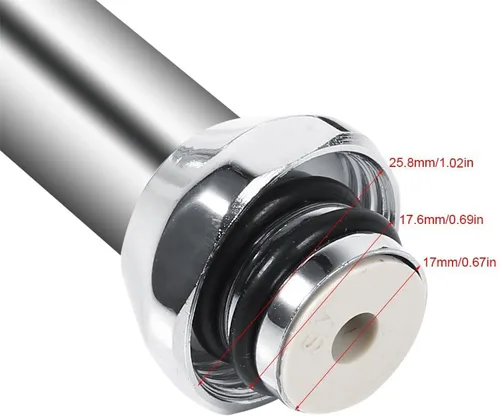 Miniatura 3 de Fdit Pulverizador de grifo giratorio de 360 grados 304 de acero inoxidable con boquilla giratoria para fregadero de cocina, pieza de repuesto