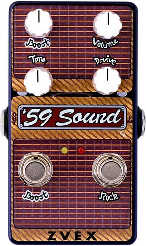 ZVex Efectos Vertical Vexter '59 Distorsión de sonido Pedal de efectos de guitarra