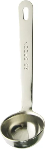 Miniatura 6 de Nagao Tsubamesanjo - Cuchara medidora extra gruesa, 0.7 fl oz (20 cc), tipo cucharón, acero inoxidable 18-8, fabricada en Japón