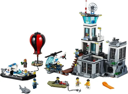 Prisión de la Isla 60130 de Lego City, Juguete de Construcción