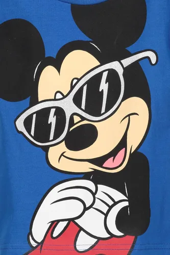 Miniatura 4 de Disney- Camisa de manga corta y pantalones cortos de malla de Mickey Mouse