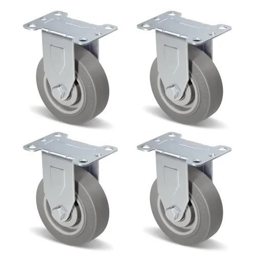Miniatura 14 de Ruedas de Carretilla Ninoso, Juego de 4 Ruedas Industriales de Alta Resistencia de 4" con Capacidad de Carga de 1200 Libras, Ruedas para Carro