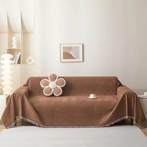 Miniatura 50 de MEETSKY Fundas para sofá modular de 3 cojines, lavables, mezcla de felpilla suave, protector de muebles, funda decorativa de estilo moderno