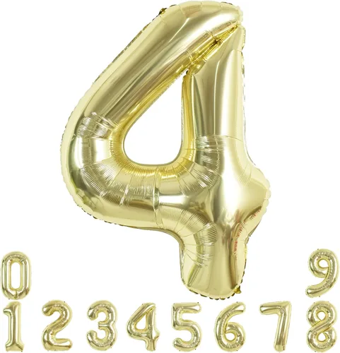 Miniatura 16 de TONIFUL 40 Inch Pastel Blue Number 8 Foil Balloons Large Mylar Foil Digital 8 Balloons for 8th Birthday, Gender Neutral Party, Baby Shower, Oro rosa