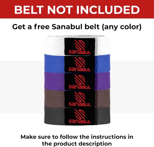 Miniatura 23 de Sanabul Essentials V.2 Ultra Light BJJ Jiu Jitsu Gi (ver guía especial de tallas)