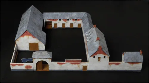 Miniatura 14 de Italeri 6197 Waterloo 1815 La Haye Sainte Diorama escala 1/72