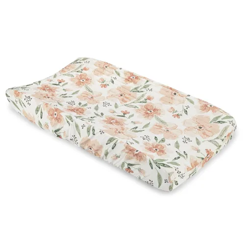 Miniatura 8 de Funda para cambiador Crane Baby, 100% exterior de sarga de algodón, temática de vida en la playa, 40.6 cm x 81.3 cm, fundas ajustadas