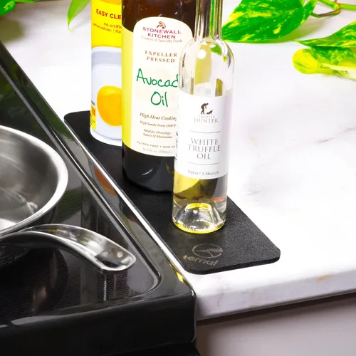 Miniatura 6 de Ternal DripGuards - Juego de 2 tapetes absorbentes para mostrador, impermeable, de secado rápido, tapete para barra de café para cocina, fregadero