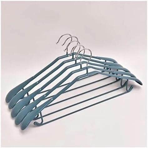 Miniatura 19 de Perchero organizador de ropa, perchas de ropa / perchas para abrigos, 10 perchas de metal antideslizante sin costuras para el hogar para colgar ropa