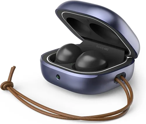Miniatura 9 de VRS Design Funda moderna para Galaxy Buds (2023, 2022, 2021, 2020), color morado