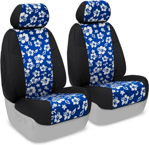 Miniatura 45 de Coverking Custom Fit Center 50/50 - Funda de asiento de cubo para modelos seleccionados Chevrolet Suburban - Neopreno (negro)