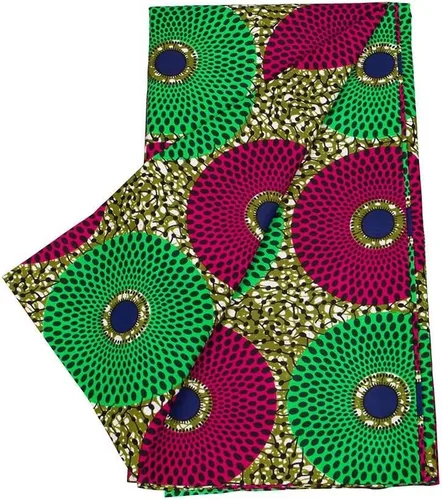 Miniatura 13 de BintaRealWax Tela africana de 6 yardas de tela tribal con estampado de cera vintage Ankara para coser vestido de fiesta