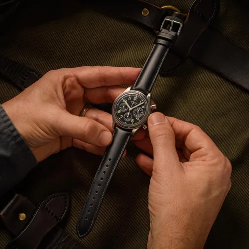 Miniatura 3 de Archer Watch Straps - Correas de reloj de liberación rápida de cuero de grano superior