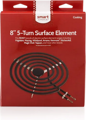 Miniatura 2 de Smart Choice Elemento de superficie de repuesto de quemador de estufa eléctrica de 8 pulgadas y 5 vueltas para rangos de horno de bobina eléctrica