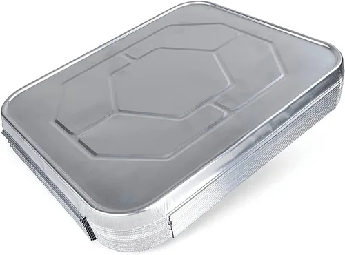 Miniatura 7 de Juego de 28 piezas de repuesto desechables de aluminio para bufé, incluye sartenes de aluminio, combustible de metanol, utensilios para servir