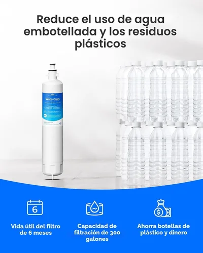 Miniatura 8 de Waterdrop Filtro de agua de repuesto para refrigerador GE® RPWFE®, RPWF (chip integrado), compatible con GFE28GYNFS, GFE28GELDS, PFE28KELDS